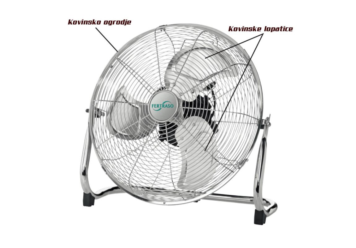 Floor Metal Fan Fertraso 50 W / 30 cm