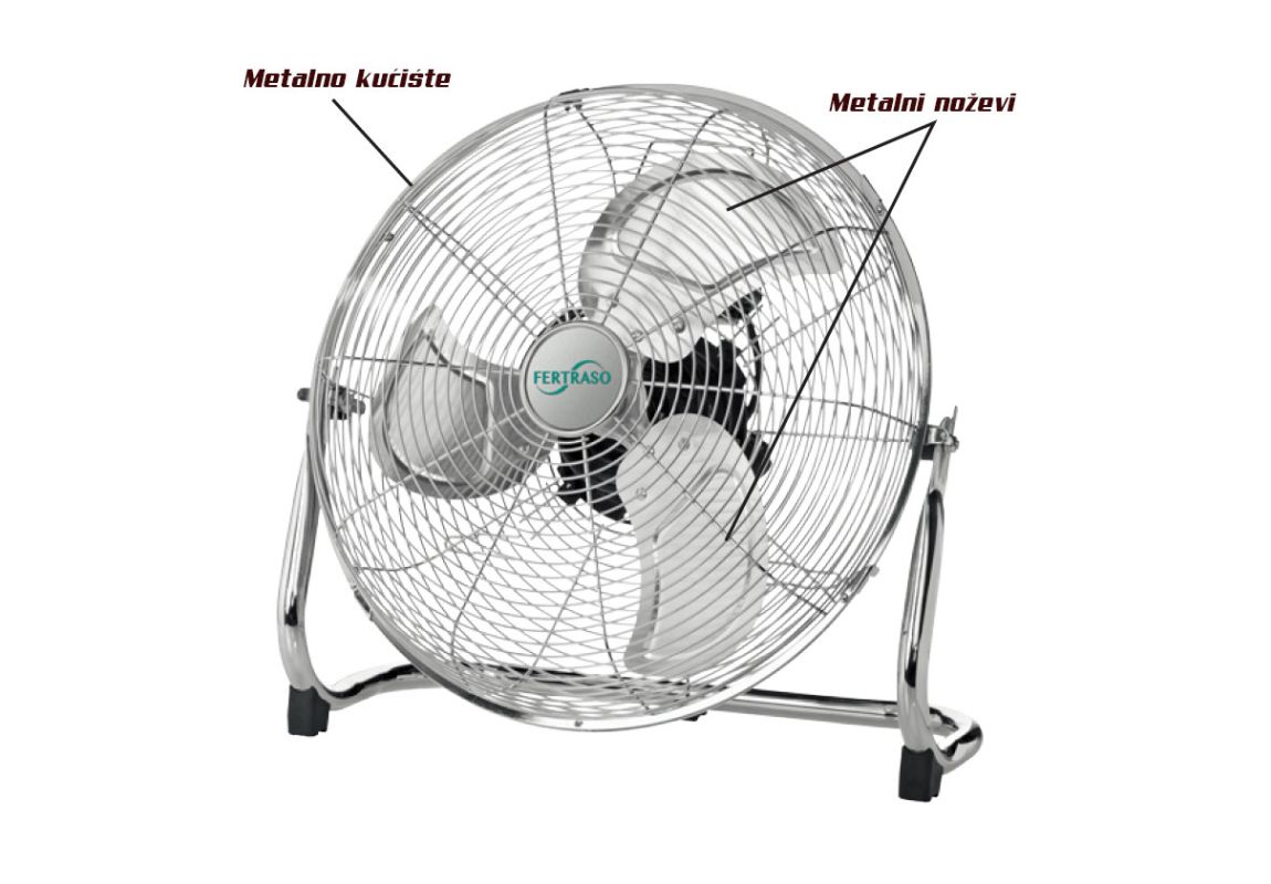 Floor Metal Fan Fertraso 50 W / 30 cm